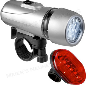 Werbeartikel Fahrradlampen Set LED