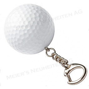 Werbeartikel Schlüsselanhänger Golfball