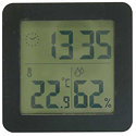 Werbeartikel Wand Uhr mit Thermometer